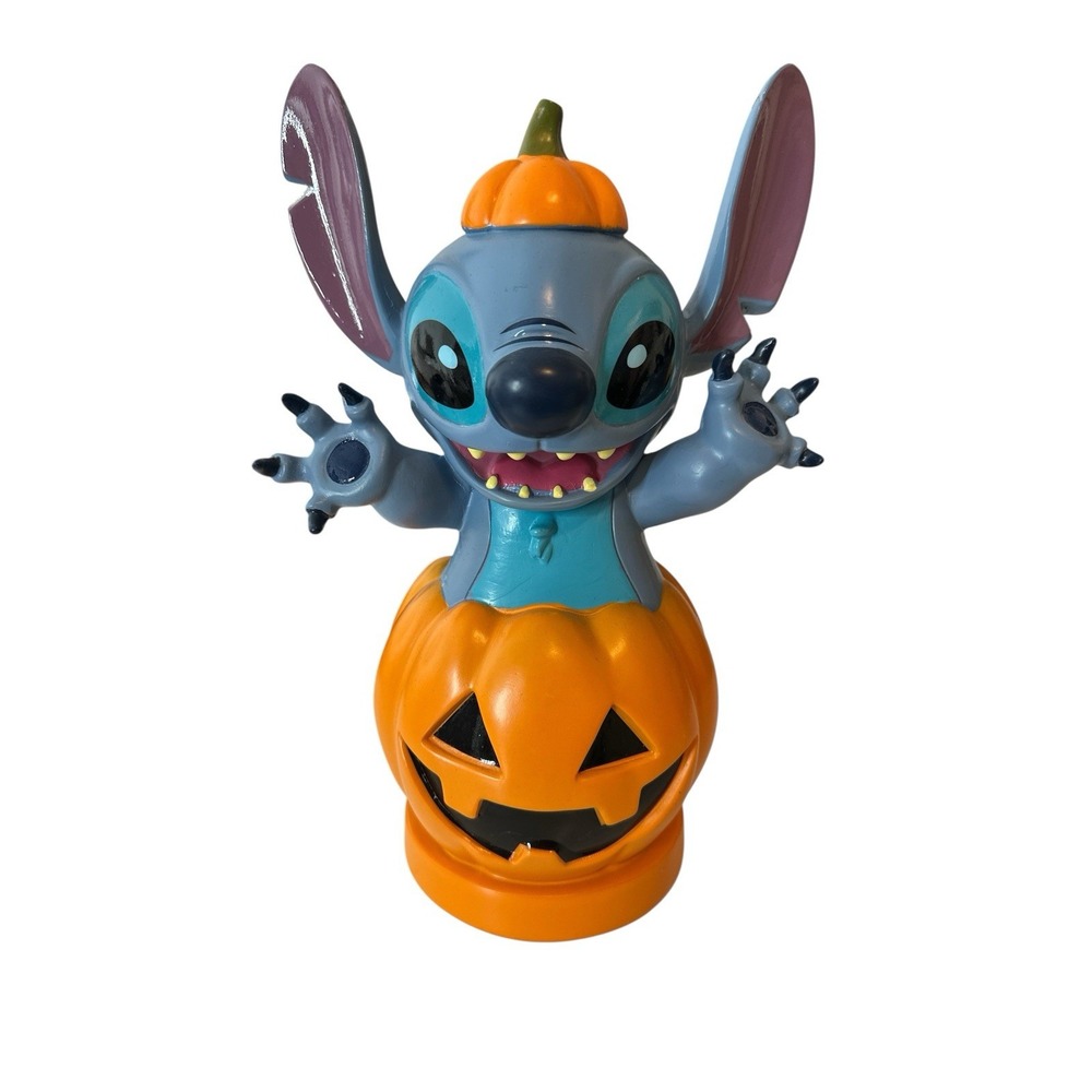 New Disney Pumpkin Stitch Halloween Figurine Home Decor Pumpkin Large